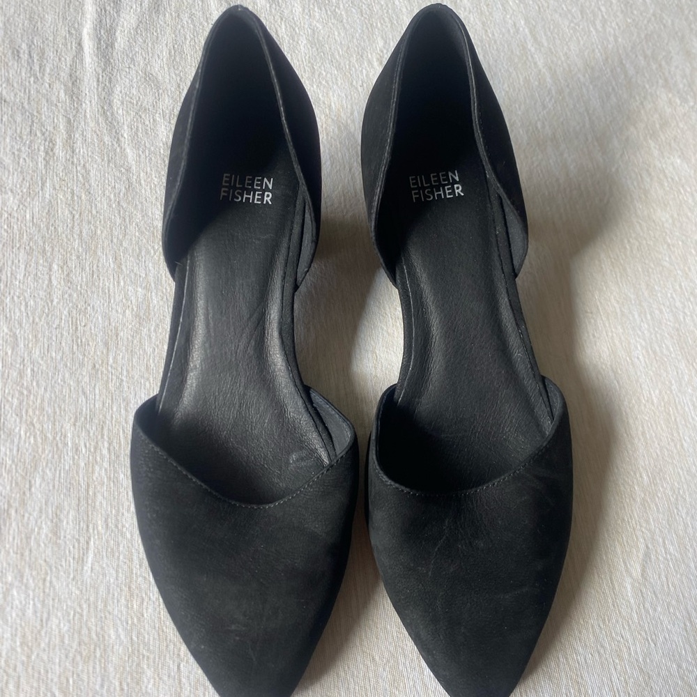 Eileen Fisher Women's Black Flats